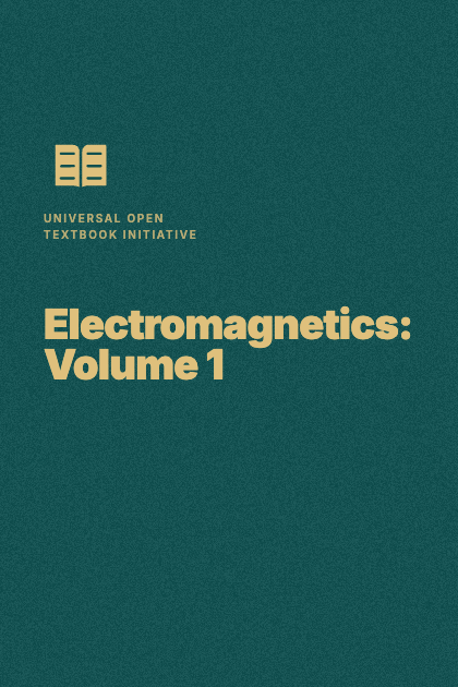 Cover of Electromagnetics: Volume 1