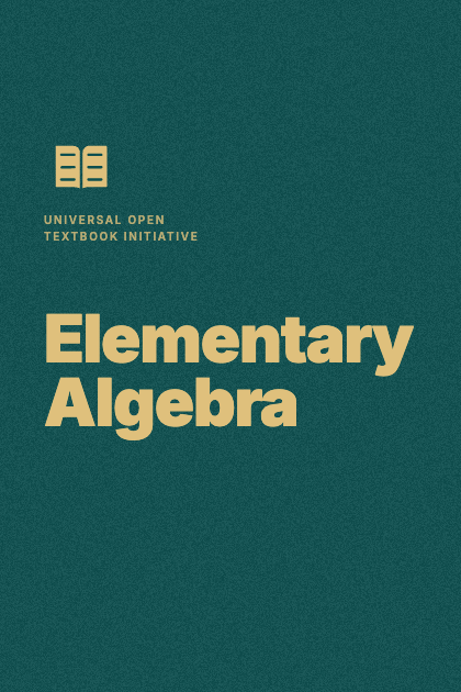 Cover of Elementary Algebra