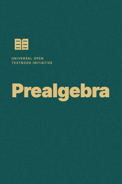 Cover of Prealgebra