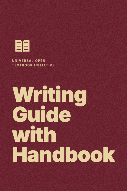 Cover of Writing Guide with Handbook